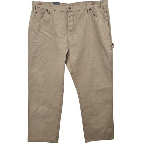 Dickies Mens Tan Relaxed Fit Straight Leg Carpenter Jeans NWT - Picture 1 of 11
